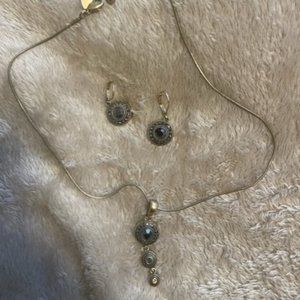 Lia Sophia Necklace and Earrings